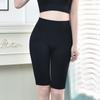 Pantalones deportivos de yoga fitness sin costuras para mujer, cintura alta, control de abdomen, moldeadores de piernas, boxers anti-exposición, pantalones cortos casuales para culturismo