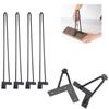 Suministrado directamente por el fabricante: Esquinas de Mesa de Alambre de Hierro, Patas de Mesa, Soportes para Muebles, Patas para Muebles de Mesa de Comedor, Almacenamiento para Dormitorio