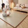 Tapete de verão, tapete de chão, classe A, para maternidade e bebês, sala de estar, quarto, tapete de vime, tapete de bambu, tapete de escalada, artefato de colocação de piso de verão, tapete de dormir