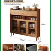 Nuevo aparador estrecho de 20 cm, mueble de almacenamiento integrado para montar en la pared, mueble para té, mueble de almacenamiento para comedor y cocina