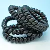 Pulsera Estandar de Colores Negro Cordón de Teléfono Goma para el Cabello Siete Colores Fluorescente Colorido Resorte Colorido Cuerda para el Cabello de Resorte Anillo de Plástico con Resorte para Mujer