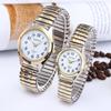 Reloj clásico Charon XAPWV con correa suelta para hombre y mujer, con diseño de cabeza de anciano, universal, informal, de acero.