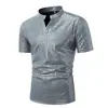 Comercio Exterior Verano Nuevo Polo de Manga Corta para Hombre Brillante Rendimiento Fiesta Cosplay Ropa Camiseta de Manga Corta para Hombre