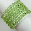 Pulseira de cristal de oliva vidro 6X8MM placa de cálculo joia para combinar com roupas venda quente transfronteiriça comércio exterior