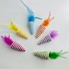 Tablero rascador para gatos con forma de garra de gato, tejido de colores, para que el gato se divierta solo, juguete para morder y afilar las uñas, juguete de sisal para gatos con forma de pez