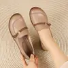 Novo estilo de sapatos femininos confortáveis, leves e duráveis com solas e cabedais macios, projetados para mulheres de meia-idade e idosas; direto do fabricante, com fornecimento estável