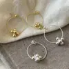 Aretes Redondos Geométricos Nuevos Estilo Coreano Puños de Oreja Versátiles Minimalistas Estilo Coreano Personalidad de Nicho Sensación de Alta Gama Accesorios para Pendientes