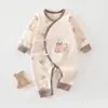 Roupa de Bebê Borboleta Primavera Outono Quatro Estações Macacão 100% Algodão Roupa de Bebê Super Fofa Desenho Animado Rendas Body para Recém-Nascido