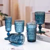 Copas de Vino Altas de Vidrio Grueso de Colores, Vasos de Agua Domésticos de Gran Capacidad, Copas de Decoración para Bodas, Copas de Champagne, Vasos para Jugos