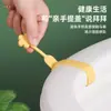 Bonito Dibujo Animado Levantador de Tapa de Inodoro de Silicona para Prevenir Manos Sucias, Gadget con Mango para Tapa de Inodoro con Aroma