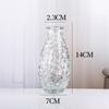 Vaso de Vidro Simples Escandinavo Transparente Mini Vaso de Flor Hidropônico Pequeno Flores Frescas Secas Enfeites de Decoração para Casa