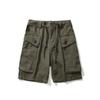 Pantalones cortos de verano 2022 para hombre, de moda, con estampado de espiga, bolsillos grandes, cinco puntos, de trabajo, talla grande
