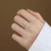Anillo de Lazo de Lujo Ligero Personalidad Femenina Dulce Temperamento Princesa Escapista Celebridad de Internet Transmisión en Vivo Apertura Anillo Ajustable