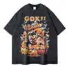 Camisetas Vegeta Lavado Vintage Anime Dragon Ball Camiseta Ove