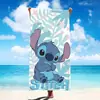 Towel de Venta Caliente Stitch Toalla de Playa Toalla de Baño de Microfibra Impresa Personalizada con Fotos