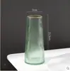 Vaso de Pintura Dourada Celebridade da Internet Vidro Transparente Sala de Estar Ornamentos de Flores Decorativos Criativo Simples Nórdico Flor de Água Arranjo
