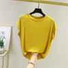 Camiseta de manga comprida Modal Feminina Primavera e Outono Tamanho Grande Conjunto de Pijamas Finos Soltos Estilo Coreano All-match Slim-fit Casual Top