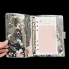 Capa para Caderno de Folhas Soltas Caderno de Estudante Material de Escritório Caderno de Folhas Soltas 6 Furos