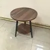 Mesa de Centro Nórdica, Mesa Redonda Pequeña, Mesa de Suelo para Dormitorio, Mesa de Lujo Ligero, Mesa Sencilla para Mirador, Mesa de Centro de Hierro para Sala de Estar de Apartamento Pequeño, Uso Doméstico