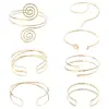 Pulsera traje Europa y Estados Unidos suministro transfronterizo moda personalidad patrón irregular exagerado flor hueca apertura retro