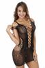 Comércio Exterior Lingerie Erótica Feminina Body Sexy Vazado Vestido Justo Malha Jacquard Transparente Fofo W092