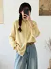Camisa de gasa de doble capa de algodón puro para mujer, de manga larga, estilo artístico vintage, ultrasuave, hipoalergénica, transpirable, top de algodón para bebé