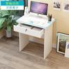 Escritorio con Cajones, Mesa Pequeña con Cerradura, Escritorio de Estudiante para Escribir, Juego de Escritorio y Silla, Escritorio de Computadora, Escritorio para Uso en Dormitorio con Almacenamiento
