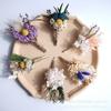 Mini Buquê para Carro, Acessórios de Presente para Eventos Comerciais, Lembrancinha de Casamento, Mini Buquê de Flores Secas em Cores Variadas