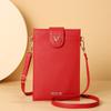 Lonny nueva cartera transfronteriza bolsas al por mayor mini nicho coreana delgada para mujer bolso bandolera para teléfono móvil
