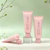 Tubo de plástico cosmético de 80 ml para limpiador facial, tubo de embalaje para crema de manos, botella vacía de tubo de PE, personalizado por la fábrica de origen