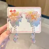 Pasador de Flequillo con Borla Estilo Chino Tradicional para Niñas, Nuevo Pasador Antiguo Estilo Chino, Pinza Lateral para Accesorios de Peinado de Niñas Hanfu