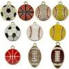Accesorios para Joyería de Goteo de Aceite Deportiva DIY Colgante de Fútbol Bádminton Tenis de Mesa Cadena para Teléfono Móvil Colgante de Llavero