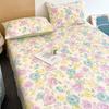 2025 Nuevo Algodón Puro Cama Sábanas Pieza Única 100 Algodón Verano Dormitorio Infantil Edredón Individual Doble Funda de Almohada Juego de Tres Piezas 3