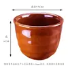 Cuenco de tierra antiguo vintage, cuenco para servir olla caliente, cerdo blanco al vapor, verduras al vapor, cuenco para vino, cuenco de cerámica gruesa, cuenco limpio, vajilla sencilla de cerámica de tierra