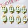 Acessórios de Resina Atacado Acessórios DIY Materiais Artesanais Adesivos para Copo de Água Cola de Chantilly Acessórios de Cabelo para Crianças Adesivos Picolés Arco-Íris