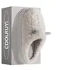 Novas pantufas de algodão eva fofas chifre de carneiro femininas inverno para casa interior quentes casal pantufas de pelúcia sapatos de maternidade