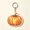 Chaveiro de Vaca das Terras Altas de Halloween Acrílico Fofo Desenho Animado Bezerro Pingente Charme para Bolsa de Festival Estilo Americano
