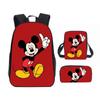 Mochila Escolar Mickey Mouse Mickey Minnie Desenho Animado Estudantes do Ensino Fundamental e Médio Mochila Infantil