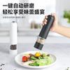 Molino de Pimienta Redondo Molinillo Eléctrico para Pimienta Negra Especias Recargable por USB
