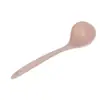 Cuchara de sopa de paja de trigo transfronteriza anticaíble para el hogar de mango largo para gachas cuchara de gachas de plástico de cocina engrosada logo de venta al por mayor
