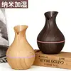Vaso de Grão de Madeira Doméstico Umidificador de Aromaterapia Vaso Umidificador de Ar Umidificador Ultrassônico Silencioso Colorido