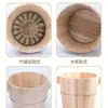 Cubo Vaporizador para Arroz, Vaporera de Madera Casera para Arroz, Vaporera de Madera Comercial para Arroz