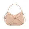 Bolso Bandolera para Mujer 2026 Verano Nueva Moda Lazo Bolso Dumpling Estilo Coreano Nicho Bolso de Mano Simple Bolso de Hombro