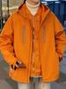Jaqueta Três em Um Impermeável Grau Tempestade Feminina Estilo Funcional Outdoor Jaqueta Ferramenta Masculina Forro Removível Roupa de Montanhismo
