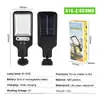 Luz de Pared Solar LED para Exteriores Transfronteriza con Sensor de Movimiento Corporal, Luz de Jardín para Uso Doméstico, Montaje en Pared con Iluminación por Control Remoto