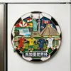 Caneca Festival do Barco-Dragão Manjericão Magnético Adesivo de Geladeira Pingente Decorativo Plano de Acrílico Cuia de Zongzi Significado Auspicioso Casa