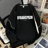 Sudadera Retro Americana Talla Extra Grande 1.0-150kg para Mujer con Diseño de Costuras Visibles, Estilo Holgado y Casual para Otoño e Invierno