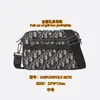 Nueva Bolsa de Mensajero para Hombre con Doble Cremallera, Bolsa para Cámara, Jacquard Bordado de Lona Vintage, Bolso de Hombro, Bolso Cruzado, Bolsa de Mensajero
