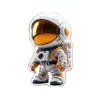 Figura de Animação de Astronauta do Novo Espaço Transfronteiriço Pingente de Chaveiro para Bolsa de Acrílico Pendurado no Retrovisor do Carro