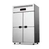 Refrigerador Comercial Le Chuang de Quatro Portas Refrigeração de Temperatura Dupla Freezer Freezer de Seis Portas Vertical de Cozinha Grande Capacidade Freezer de Quatro Portas